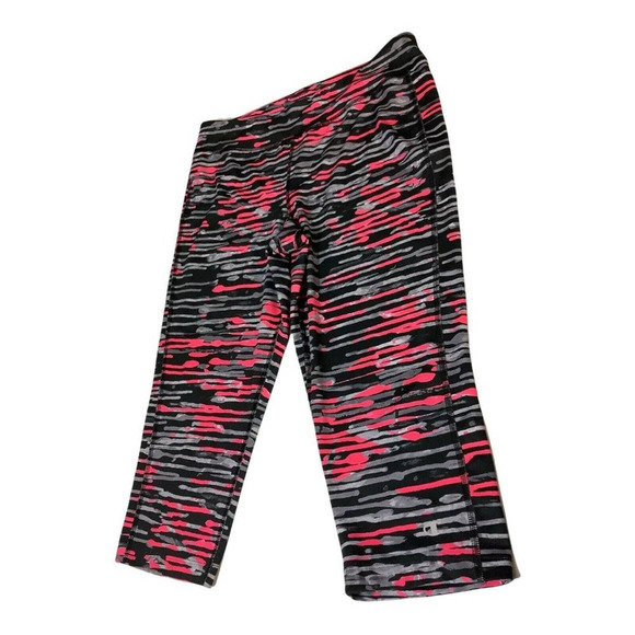 Champion Pants - Champion Powertrain Acidwave Biopunk Athlete Capris Cropped Leggings Size M